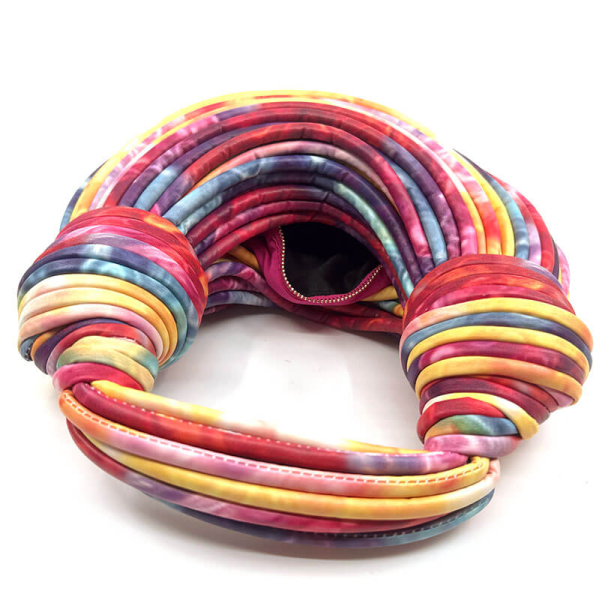 Tote Calypso Multicolore pink, Knoten,  offen